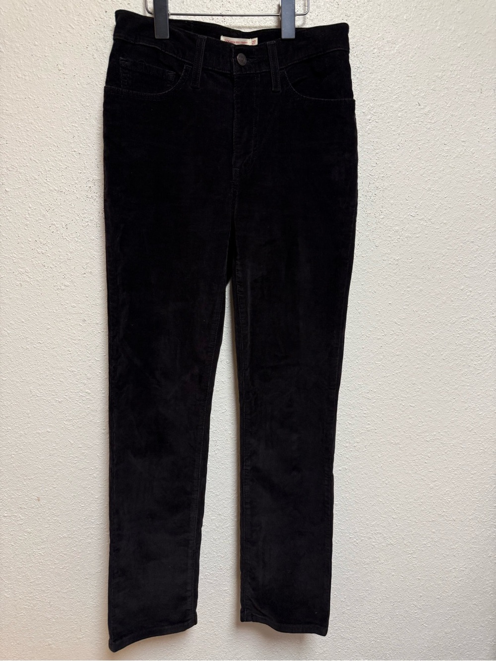 Levi's 724 High Rise Straight Corduroy Jeans in Dark Brown
